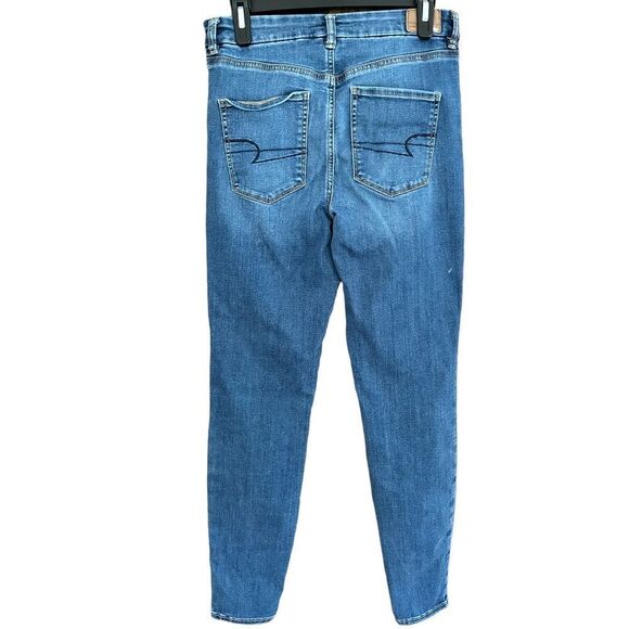 American Eagle Outfitters Curvy High Rise Jegging, Next Level Stretch 8 long. - Picture 2 of 6